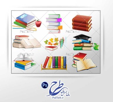 فایل لایه باز کتاب